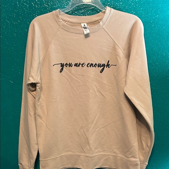 Tops - Beige 'You Are Enough' Women's Sweater